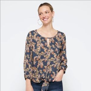 Casiya Tie Front V-neck Blouse *Brand New* size S